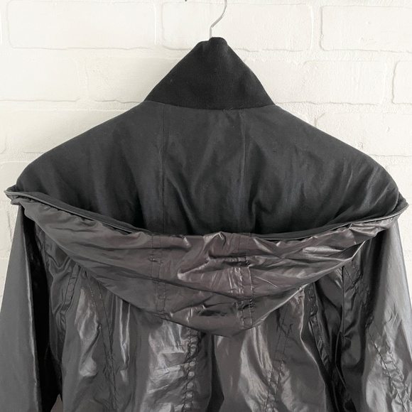 Sarah Pacini Rare Hooded Rain Coat Perfecto Fluid Liquid Motorcycle Matrix 10 - Picture 11 of 14